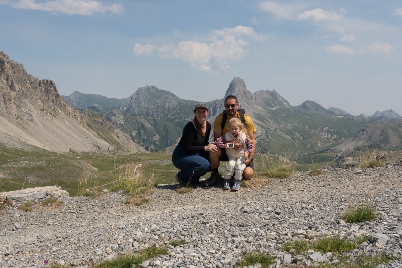 Familiefoto van Jara met haar gezin
